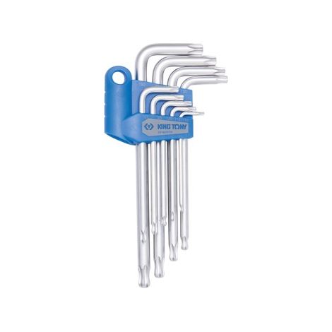KING TONY - Jeu de 9 clés mâles extra longues "TORX" (1/5)