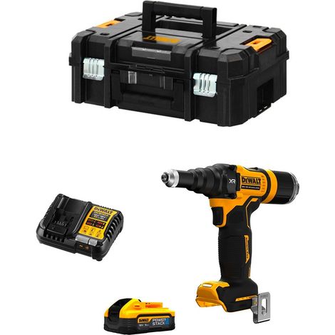 Nietpistole DeWALT DCF414H1T (1 x 5,0 Ah Powerstack + DCB1104 + TSTAK II) (1/5)