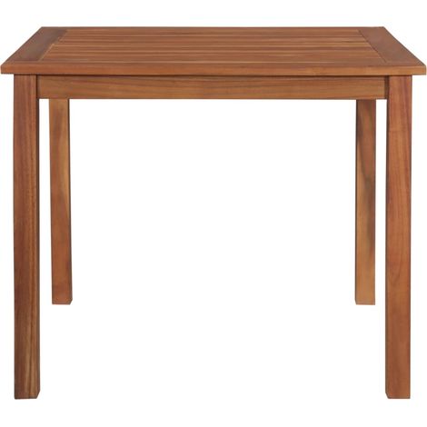 Table de jardin,Table d'extérieur 85x85x74 cm Bois d'acacia massif CFW53650 (1/4)