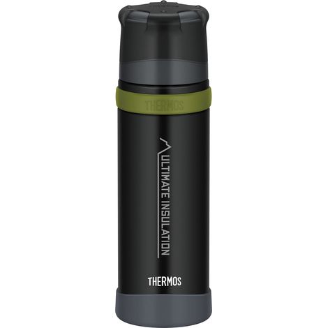 Thermos Mountain Beverage Bottle 0,50 l, Thermos in Acciaio Inox con Bicchiere, 24 h caldo/24 h Freddo, Leggero, Resistente, Chiusura smontabile, Senza BPA (1/5)