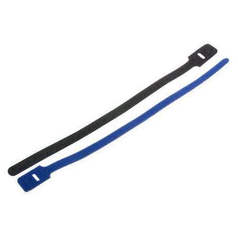 Serre-fils velcro RS PRO Bleu, 325mm 25 mm Serre-fils
