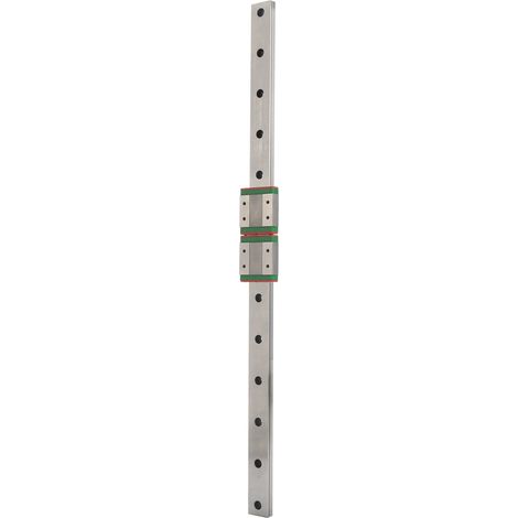 Guide linéaire en acier inoxydable, mini bloc coulissant élargi, outil de déplacement de machine MGW12C‑500‑2R