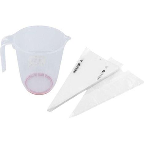 Fackelmann FM Professional Spritzbeutel Set Transparent