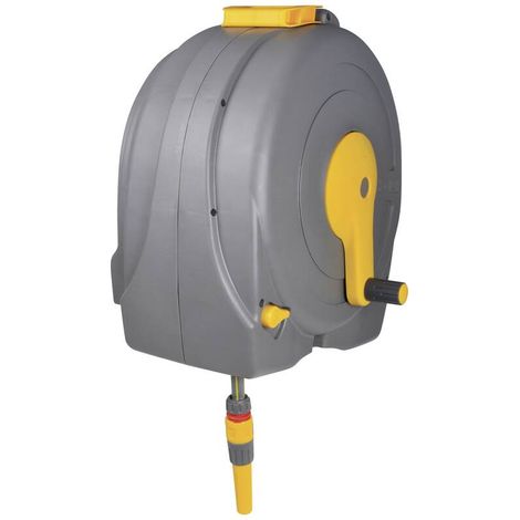 [GEBRAUCHT] B-Ware Hozelock Gartenschlauchaufroller Fast Reel 40 m 1/2 Zoll Grau Gelb Kunststoff