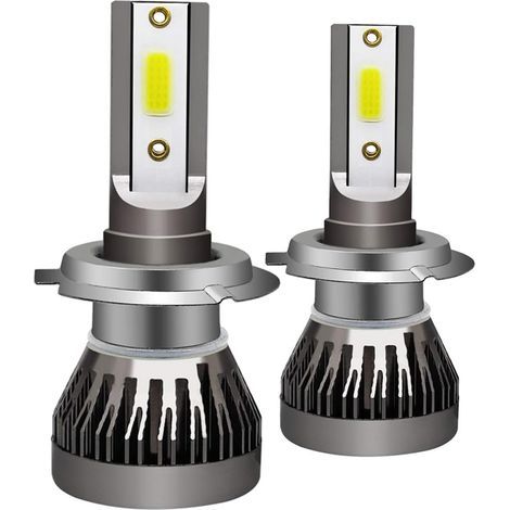 H7 Mini-LED-Autoscheinwerferlampen-Set, 6000K LED-Lampe, 2 Stück