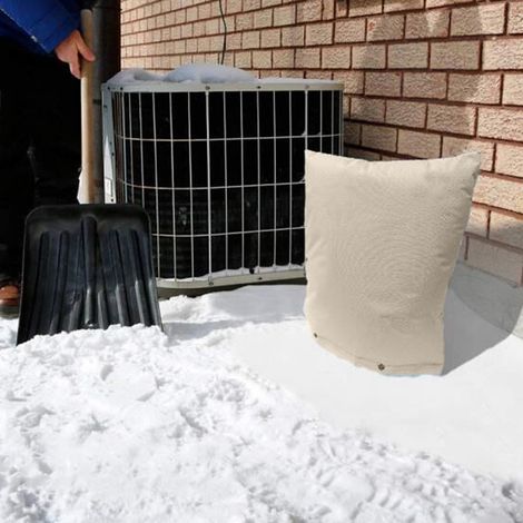 Winter-Rohrschutzhülle für den Außenbereich, frostsichere Wasserhahnabdeckung, wasserdichte Rohrisolierung (Beige) (1/5)