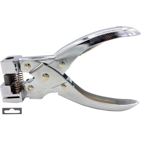 Perforateur à trou en forme d'avion à main en métal, perforateur à trou en papillon, perforateur à fente euro, pinces T-Hook pour papier et carte PVC (1/5)