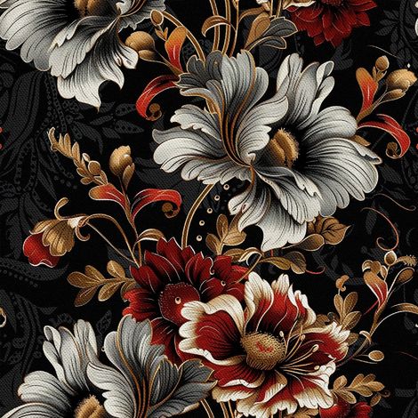 Tela decorativa para exteriores Oxford - Motiv Blumen I DX5431 (1/5)