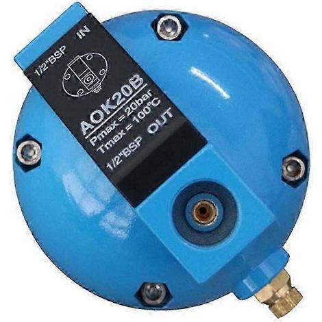 AOK20B Filtre de purge automatique, vanne de purge pour compresseur d'air, unité de purge d'humidité pour l'entretien des outils pneumatiques industriels (1/5)