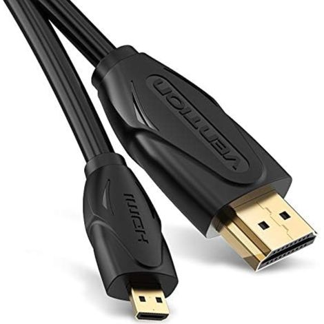 Micro-HDMI auf HDMI Kabel 1 Meter (1/4)