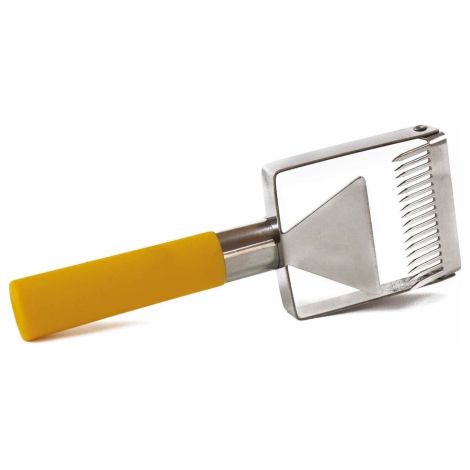 ApiCor Forchetta Inox per Disopercolare Retro con Manico in Plastica