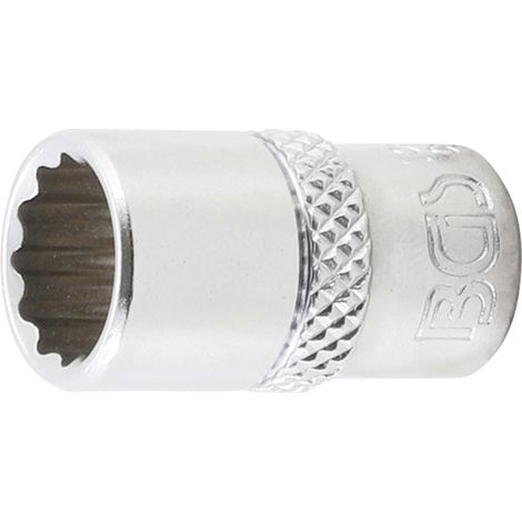 BGS Steckschlüssel-Einsatz Zwölfkant Antrieb Innenvierkant 6,3 mm (1/4") SW 3/8" - 10877