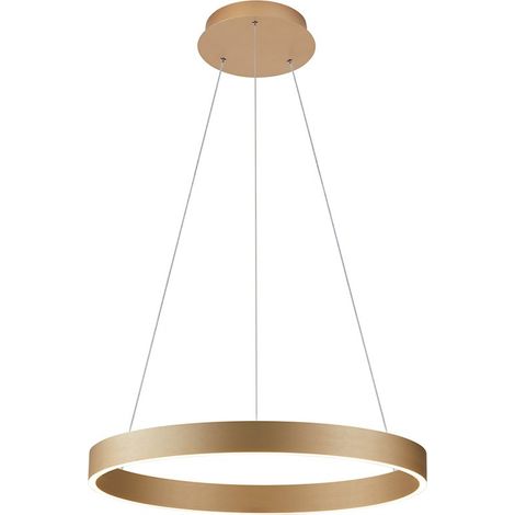 Italux Brasco Up Down   Suspension LED Brasco I 80 cm, couleur or, 3000/4000 K, 2 LED (1/2)