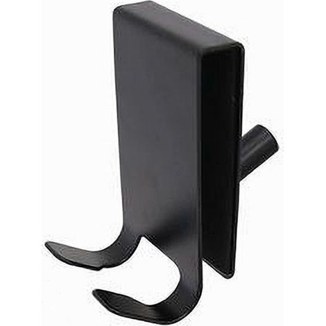 Cleafe - Gancio Bifacciale Per Box Doccia 3 Ganci Accappatoio Tergivetro Bagno Nero 87773 - (1/5)