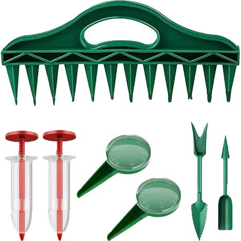 Semeur à Main de Jardin,Planteur Manuel à Main pour Jardin et  Outil de Jardinage pour Fleurs en Pot et Légumes d'Extérieur