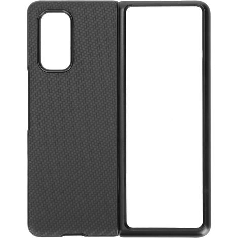 Housse de téléphone en fibre de carbone texturée pour Xiaomi MIX FOLD, coque de protection ABS noire