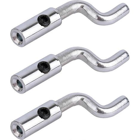 Lot de 3 embouts de câble d'accélérateur coudés en Z, kit de butée de câble universel réglable en forme de Z pour tondeuse à gazon, kart et mini-moto. (1/5)