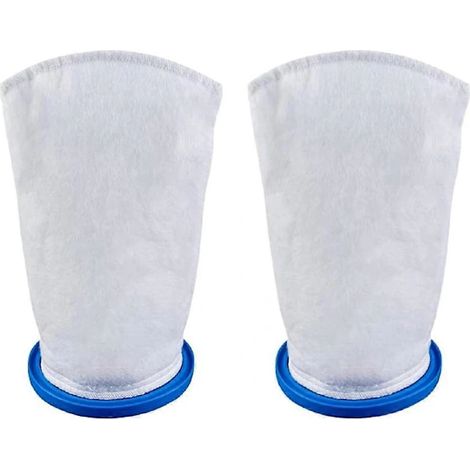 Lot de 2 sacs filtrants réutilisables multicouches pour aspirateur de piscine Pool Blaster Max Catfish Ultra iVac 250 (blanc et bleu).-AquaForge (1/5)