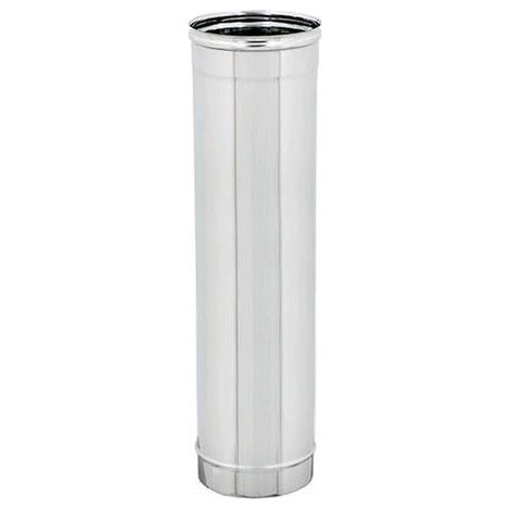 Ala tubo per stufe in acciaio inox 50 cm 0,5 mt   12 cm 120 mm per canna fumaria stufa camino