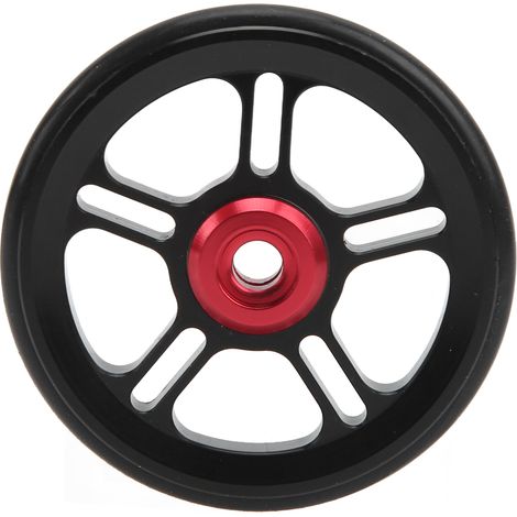 Roue de secours pliable en alliage d'aluminium Easywheel pour Brompton, découpe CNC 6 cm