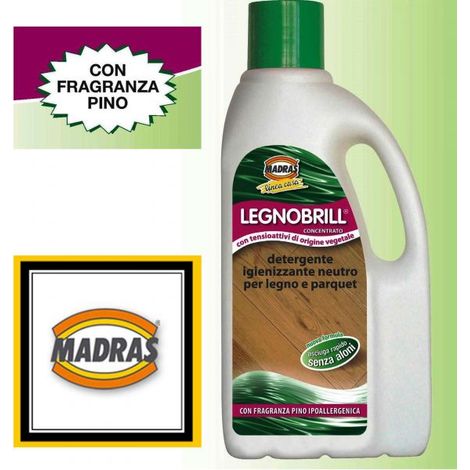 LEGNOBRILL LT. 1 MADRAS DETERGENTE NEUTRO ECOLOGICO PER LEGNO, PARQUET, DIELLE (1/3)