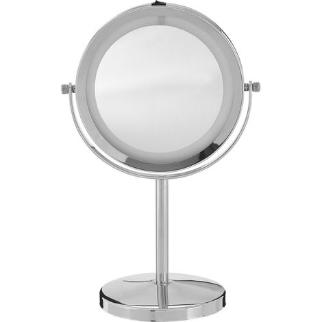 Premier Housewares Clara Chrome Plated LED Mirror (1/5)