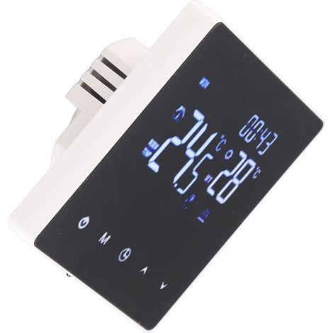 Thermostat à écran tactile avec affichage numérique, régulateur de température constant pour chaudière de chauffage au sol, blanc, CA 90-240 V K2MRH3A (1/5)