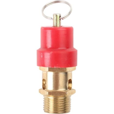 Soupape de sécurité pour pompe à air - Construction robuste en laiton pour applications exigeantes dans les espaces restreints (3 points) (1/4)