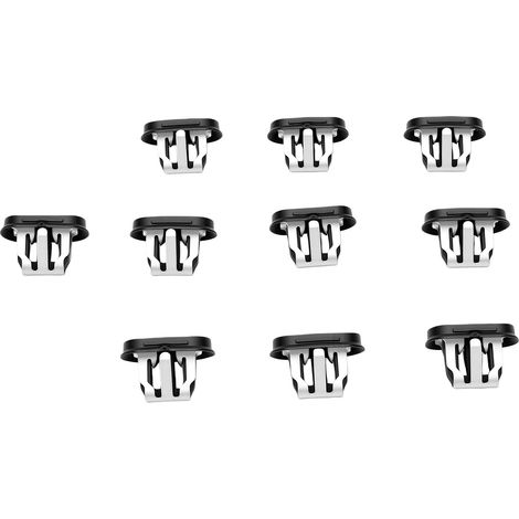 Clips garniture panneau bascule inférieur, 10 pièces, remplacement pour modèle 3 2017-2025, retenue jupe latérale 111016700A (1/5)