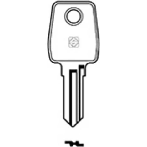 10 x SILCA LF23R CHIAVE PROFILO OTTONE
