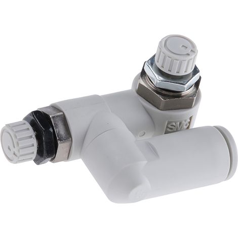 Commande de vitesse SMC ASD, R 1/8 Mâle ( Prix pour 1 )