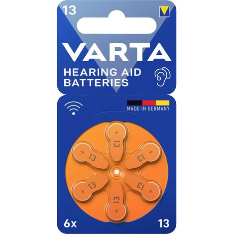Varta Pile bouton ZA 13 1.4 V 6 pc(s) zinc-air Hearing Aid PR48 C634532
