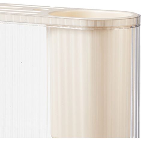 Porte-couteaux multifonctionnel, planches à découper en plastique, fourchettes, baguettes, organisateur de couteaux pour plan de travail, blanc (1/5)