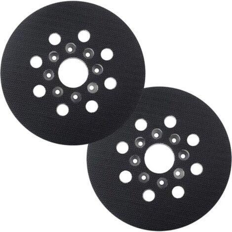 125 mm Plateau de ponçage Compatible avec Bos-ch PEX 220 A,GEX 125-1 AE,PEX 220 AE, Skil 7402/7490,2 pièces (1/4)