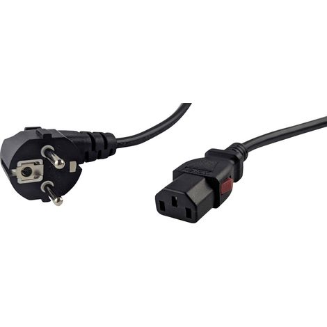 HAWA R60103 Kaltgeräte Anschlusskabel  Schwarz 2 m