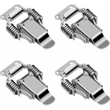 Cierre de acero inoxidable 304, de 68 mm de longitud, para cajas y armarios. Resistente a la corrosión y a la deformación. (1/5)