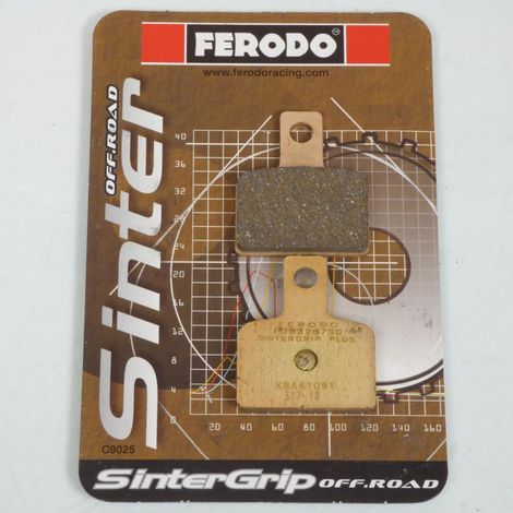 Plaquette de frein Ferodo pour Moto Beta 200 EVO 2009 à 2015 AR (1/2)