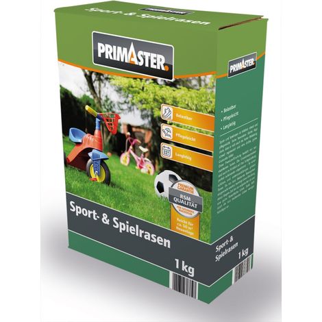 Primaster Sport- und Spielrasen 1 kg für ca. 50 m² Sport-u.Spielrasen (1/2)