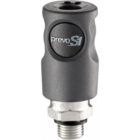 Coupleur ISO C DN6 fileté BSPP - composite/acier traité anti-corrosion série CSI 06-CSI 061153 - Prevost