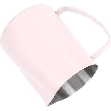 Tasse à Mousser le Lait, Pichet à Lait en Acier Inoxydable 480ML, Tasse à Vapeur, Pichet à Mousseur à Lait avec échelle Intérieure, Pichet à Vapeur de Lait, Pichet à Mousse de. (1/5)