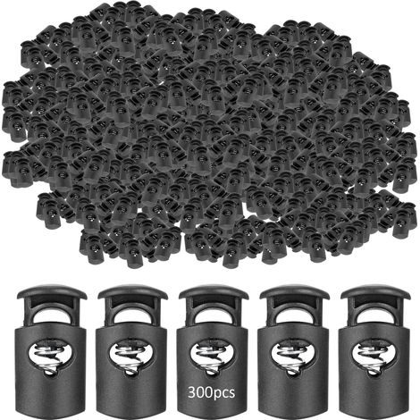 300 Pièces Serre-Câbles à Ressort en Nylon pour Bagages et Vêtements, Accessoires de Rangement (1/5)
