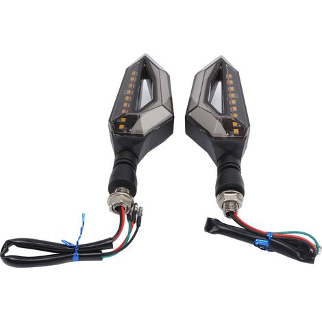 Clignotants LED Moto 2 Pièces 12V CC Feu de Signalisation Remplacement Modification pour Kawasaki (1/5)