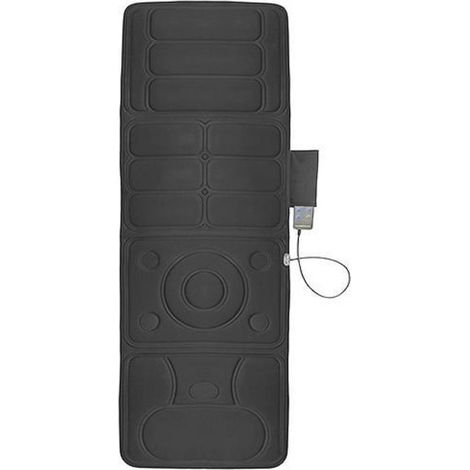 Tapis de massage Massagedyna avec chaleur, noir, coussin chauffant massant (1/5)