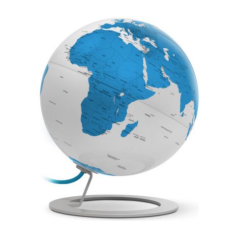 Globe lumineux Atmosphere NR-0324IGWT-GB, turquoise, 25 cm de diamètre, métal/chrome