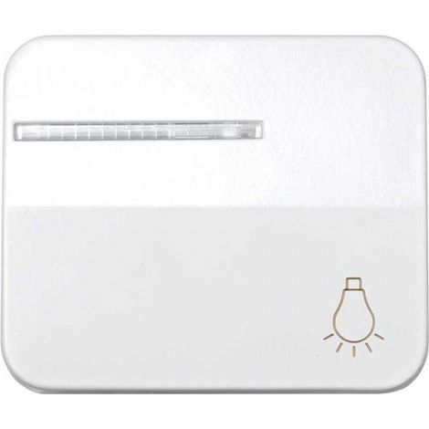 Tecla pulsador luz luminoso blanco SIMON 75016-30