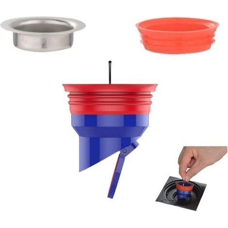 Ulisem Floor Drain Core, Silicone Sealed Floor Drain Deodorizing Core, For Various Floor Drains (1/4)