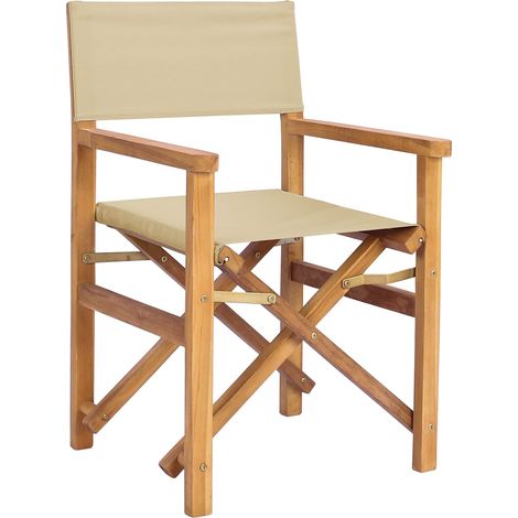 Dining Chair Brown and Beige 56 x 54 x 87 cm Solid Teak Wood vidaXL