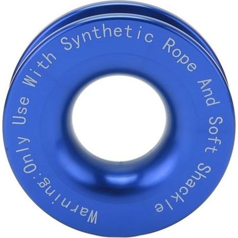 Seilwinden-Starter-Bergering, Bruchfestigkeit 41.000 lb für 7/16" und 1/2" Softschäkel mit 3/16", 1/4" und 3/8" Seilen (blau) (1/4)