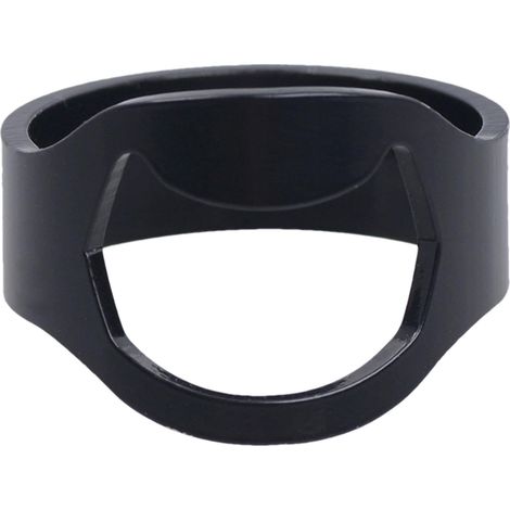 Anneau décapsuleur pour homme, anneau décapsuleur Ouvre-bouteille de bague de bijoux Outil de Bar à bière, ouvre-boîte en anneau, Gadgets de cuisine en acier inoxydable, d'ouvre-bière, ouvr (1/5)