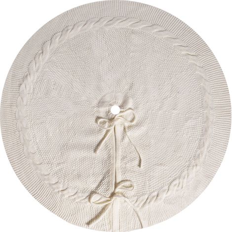 Ardoise De Sapin De Noël - Tricot Épais En Polyester - Diamètre 60 Cm - Décoration Rustique Pour Salon Chambre Ou Jardin - 1 Pièce (1/4)